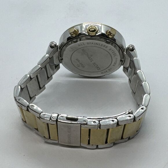 Michael Kors Parker MK5626 Womens Two-Tone Glitz Analog Dial Quartz Watch JNA403